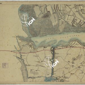 CARTA DEI DINTORNI DI MANTOVA ALLA SCALA DI 1 AL 10.000 - Foglio 4 - Curtatone