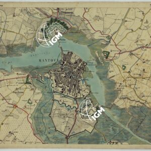 CARTA DEI DINTORNI DI MANTOVA ALLA SCALA DI 1 AL 10.000 - Foglio 5 - Mantova