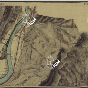 CARTA DEI DINTORNI DI RIVOLI E PASTRENGO ALLA SCALA DI 1 AL 10.000 - FOGLIO 3 DOLCE'