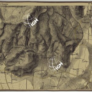 CARTA DEI DINTORNI DI RIVOLI E PASTRENGO ALLA SCALA DI 1 AL 10.000 - FOGLIO 9 S. GIORGIO