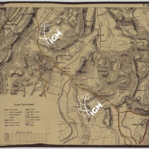 CARTA DEI DINTORNI DI RIVOLI E PASTRENGO ALLA SCALA DI 1 AL 10.000 - FOGLIO 13 COLA'