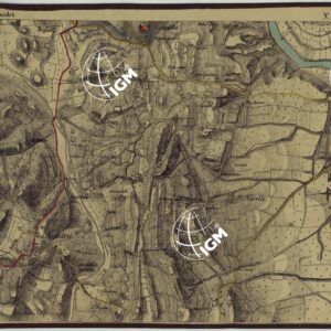 CARTA DEI DINTORNI DI RIVOLI E PASTRENGO ALLA SCALA DI 1 AL 10.000 - FOGLIO 14 SANDRA'