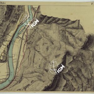 CARTA DEI DINTORNI DI RIVOLI E PASTRENGO ALLA SCALA DI 1 AL 10.000 - FOGLIO 3 DOLCE'