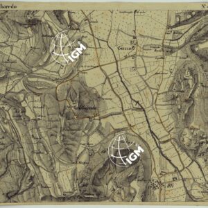 CARTA DEI DINTORNI DI RIVOLI E PASTRENGO ALLA SCALA DI 1 AL 10.000 - FOGLIO 4 ALBAREDO