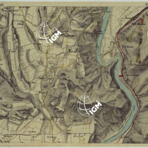 CARTA DEI DINTORNI DI RIVOLI E PASTRENGO ALLA SCALA DI 1 AL 10.000 - FOGLIO 5 RIVOLI