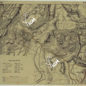 CARTA DEI DINTORNI DI RIVOLI E PASTRENGO ALLA SCALA DI 1 AL 10.000 - FOGLIO 13 COLA'