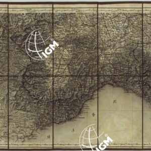 CARTA COROGRAFICA DELL'ITALIA SUPERIORE E MEDIA AL 600.000 - Foglio 3 - Torino - La Spezia