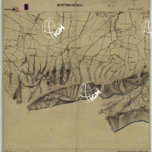 CARTA TOPOGRAFICA DEL CAMPO DEL GHIARDO - Foglio 5 - Quattro Castella