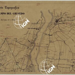 CARTA TOPOGRAFICA DEL CAMPO DEL GHIARDO - Foglio 1 - Montecchio