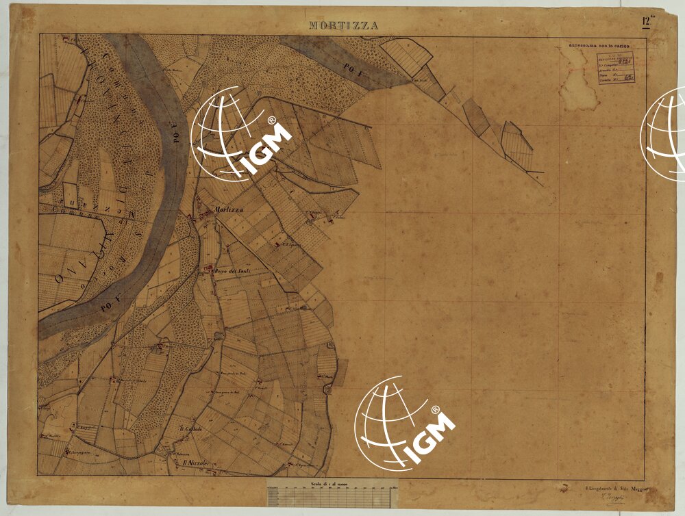 VALLE DEL PO - Tavola 12 bis - Mortizza