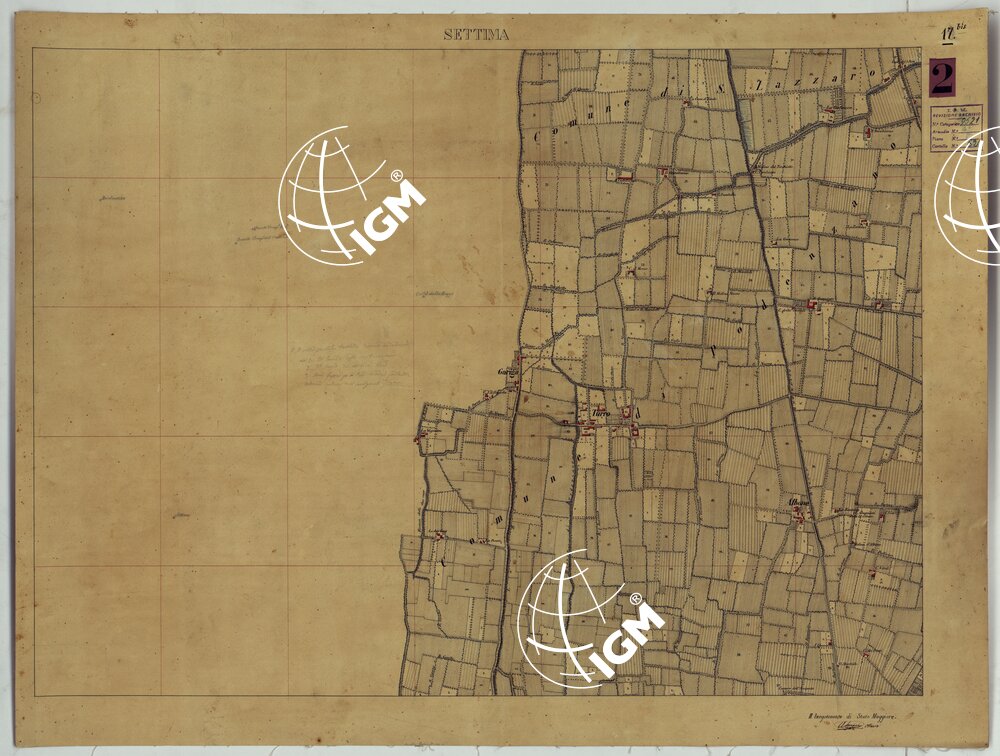 VALLE DEL PO - Tavola 17 bis - Settima