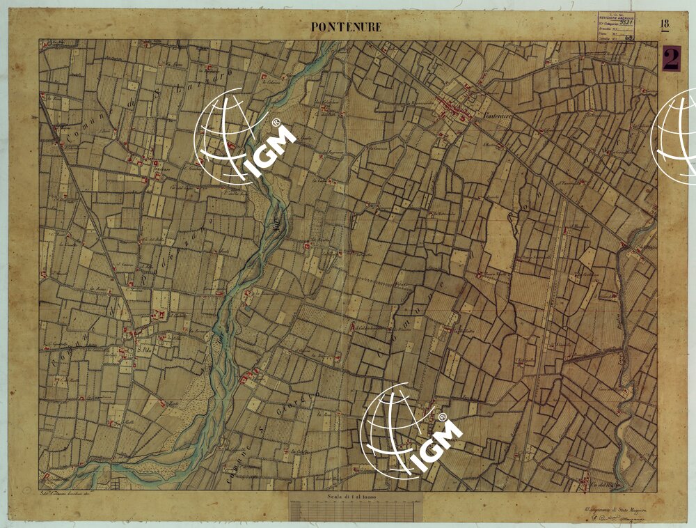 VALLE DEL PO - Tavola 18 - Pontenure