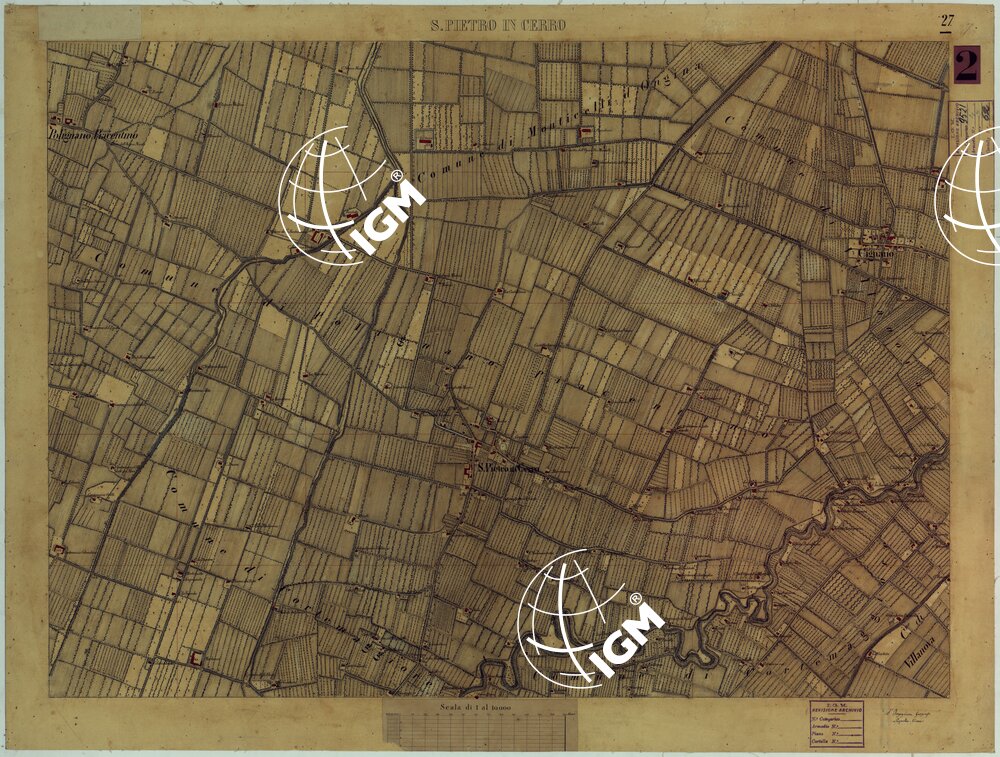 VALLE DEL PO - Tavola 27 - S. Pietro in Cerro