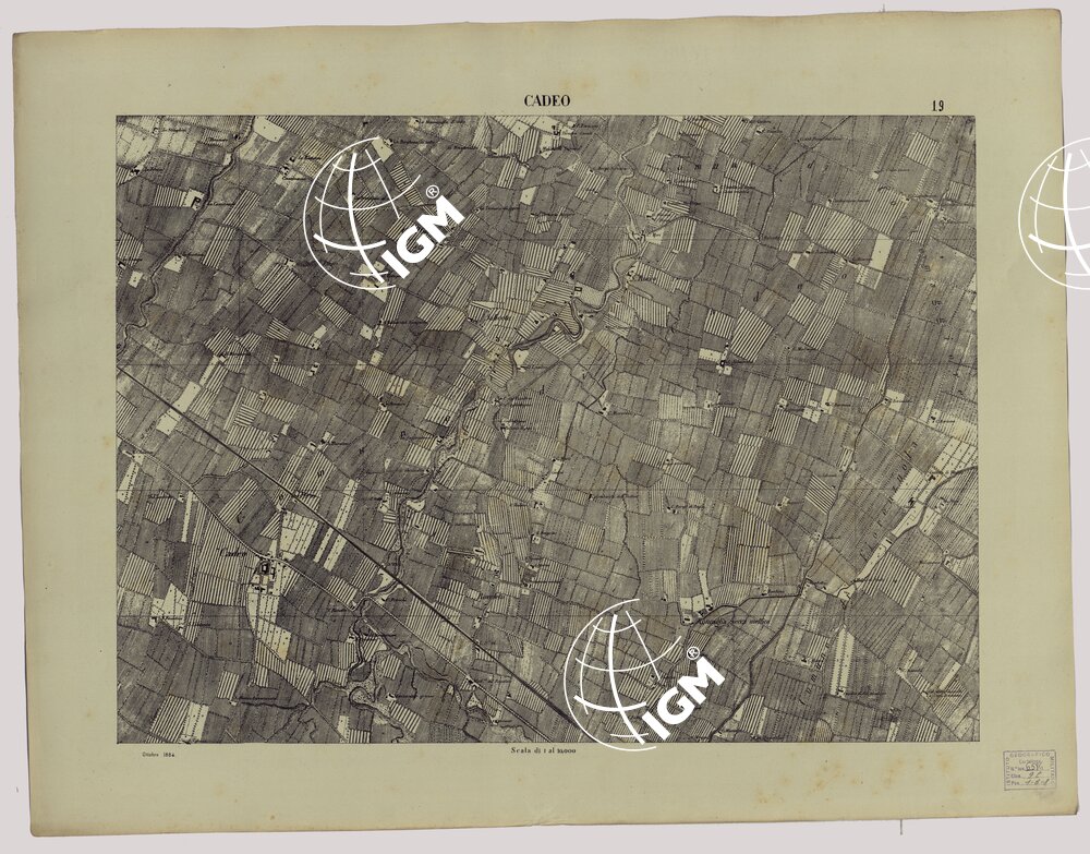 Valle del Po - Piacenza, Cremona, Pizzighettone - Tavoletta 19 - Cadeo