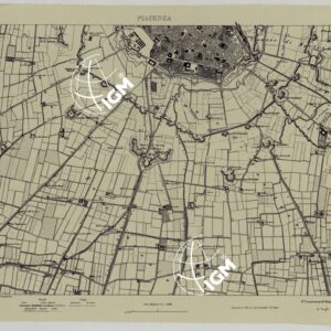 Valle del Po - Piacenza, Cremona, Pizzighettone - Tavoletta 15 - Piacenza