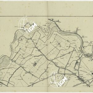 CARTA DEI DINTORNI DI MODENA FATTA PER CURA DELLA SCUOLA MILITARE - TAVOLA 1