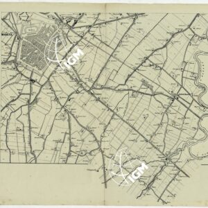 CARTA DEI DINTORNI DI MODENA FATTA PER CURA DELLA SCUOLA MILITARE - TAVOLA 4