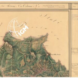 CARTA TOPOGRAFICA DEL COMPARTIMENTO LUCCHESE ESEGUITA D'ORDINE DI SUA ECCELLENZA IL SIGNOR TENENTE GENERALE CAV. G. DE LAUGIER CONTE DI BELLECOUR MINISTRO DELLA GUERRA - SEZIONE N. 3 COLONNA N. 1