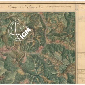 CARTA TOPOGRAFICA DEL COMPARTIMENTO LUCCHESE ESEGUITA D'ORDINE DI SUA ECCELLENZA IL SIGNOR TENENTE GENERALE CAV. G. DE LAUGIER CONTE DI BELLECOUR MINISTRO DELLA GUERRA - SEZIONE N. 3 COLONNA N. 3