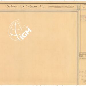CARTA TOPOGRAFICA DEL COMPARTIMENTO LUCCHESE ESEGUITA D'ORDINE DI SUA ECCELLENZA IL SIGNOR TENENTE GENERALE CAV. G. DE LAUGIER CONTE DI BELLECOUR MINISTRO DELLA GUERRA - SEZIONE N. 3 COLONNA N. 5