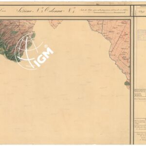 CARTA TOPOGRAFICA DEL COMPARTIMENTO LUCCHESE ESEGUITA D'ORDINE DI SUA ECCELLENZA IL SIGNOR TENENTE GENERALE CAV. G. DE LAUGIER CONTE DI BELLECOUR MINISTRO DELLA GUERRA - SEZIONE N. 5 COLONNA N. 4