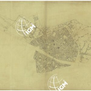 PIANTA DELLA CITTA' DI FIRENZE.