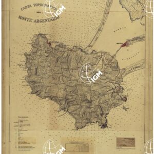 CARTA TOPOGRAFICA DEL MONTE ARGENTARIO