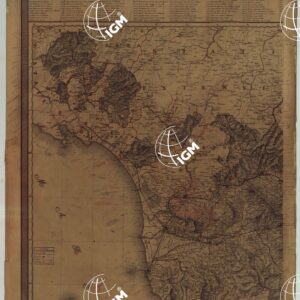 CARTA GEOMETRICA DELLA TOSCANA RICAVATA DAL VERO NELLA PROPORZIONE DI 1 A 200,000 DEDICATA A S.A.I. E R. LEOPOLDO II PRINCIPE IMPERIALE D'AUSTRIA PRINCIPE REALE D'UNGHERIA E DI BOEMIA ARCIDUCA D'AUSTRIA GRANDUCA DI TOSCANA ECC.