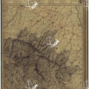 CARTA GEOMETRICA DELLA TOSCANA RICAVATA DAL VERO NELLA PROPORZIONE DI 1 A 200,000 DEDICATA A S.A.I. E R. LEOPOLDO II PRINCIPE IMPERIALE D'AUSTRIA PRINCIPE REALE D'UNGHERIA E DI BOEMIA ARCIDUCA D'AUSTRIA GRANDUCA DI TOSCANA ECC.
