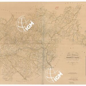CARTA GEOMETRICA DELLA PROVINCIA DI FIRENZE NELLE PROPORZIONI DI 1:100.000 CONTENENTE LE STRADE NAZIONALI, PROVINCIALI E COMUNALI. FIRENZE 186... LITOGRAFIA ATTILIO BRAMANTI. FIRENZE.
