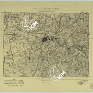 CARTA DEI DINTORNI DI TERNI