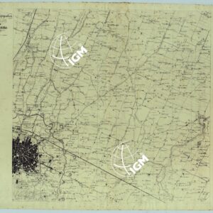 MAPPA TOPOGRAFICA DEI DINTORNI DI BOLOGNA.
