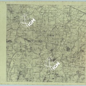 MAPPA TOPOGRAFICA DEI DINTORNI DI BOLOGNA.