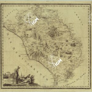 CARTA DEL PATRIMONIO DI S. PIETRO ROMA MDCCCII PRESSO LA CALCOGRAFIA CAM.LE BERNAR.NO OLIVIERI, INC.