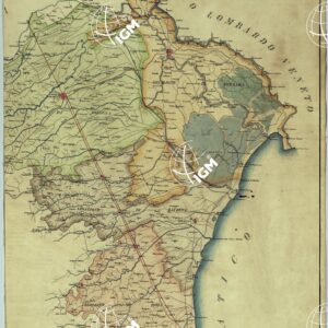 CARTA COROGRAFICA DELLO STATO PONTIFICIO INDICANTE LE DOGANE I POSTI ARMATI DALLA TRUPPA DI FINANZA, LE STRADE DOGANALI, LA FASCIA BIMILIARE DI DIVIETO E LE DOGANE ESTERE CHE CORRISPONDONO ALLE PONTIFICIE.