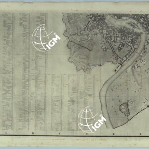 PIANTA TOPOGRAFICA DI ROMA  PUBBLICATA DALLA DIREZIONE GENERALE DEL CENSO ED AGGIORNATA A TUTTO IL CORRENTE ANNO MDCCCLXVI - FOGLIO 4.