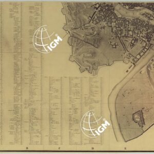 PIANTA TOPOGRAFICA DI ROMA PUBBLICATA DALLA DIREZIONE GENERALE DEL CENSO ED AGGIORNATA A TUTTO IL CORRENTE ANNO MDCCCLXVI - FOGLIO 4.