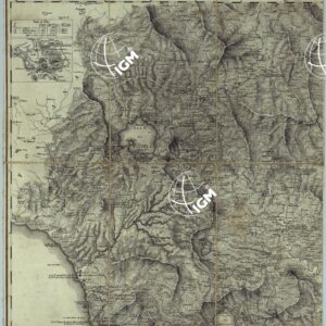 NUOVA CARTA STATI PONTIFICI MERIDIONALI MILANO 1820.