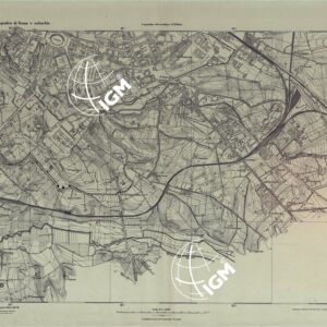 PIANO TOPOGRAFICO DI ROMA E SUBURBIO ALLA SCALA DI 1:5.000 - FOGLIO 6.