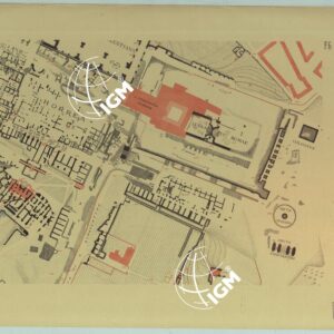 R. ACCADEMIA DEI LINCEI. PROF. VINCENZO REINA MEDIA PARS VRBIS RILIEVO PLANIMETRICO ED ALTIMETRICO ESEGUITO DAGLI ALLIEVI DELLA SCUOLA D'APPLICAZIONE PER GLI INGEGNERI IN ROMA COLLA GUIDA DEL PROF. U. BARBIERI DELL'ING. C. CASSINIS. ROMA.