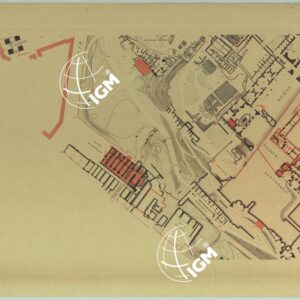 R. ACCADEMIA DEI LINCEI. PROF. VINCENZO REINA MEDIA PARS VRBIS RILIEVO PLANIMETRICO ED ALTIMETRICO ESEGUITO DAGLI ALLIEVI DELLA SCUOLA D'APPLICAZIONE PER GLI INGEGNERI IN ROMA COLLA GUIDA DEL PROF. U. BARBIERI DELL'ING. C. CASSINIS. ROMA.