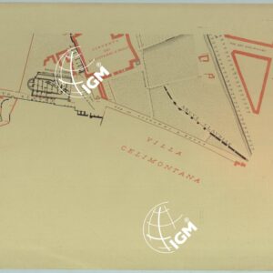 R. ACCADEMIA DEI LINCEI. PROF. VINCENZO REINA MEDIA PARS VRBIS RILIEVO PLANIMETRICO ED ALTIMETRICO ESEGUITO DAGLI ALLIEVI DELLA SCUOLA D'APPLICAZIONE PER GLI INGEGNERI IN ROMA COLLA GUIDA DEL PROF. U. BARBIERI DELL'ING. C. CASSINIS. ROMA.