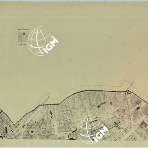 ROMA, CARTA DEI FABBRICATI E DELLE AREE AD USO MILITARE - FOGLIO 3.