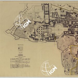 ROMA, CARTA DEI FABBRICATI E DELLE AREE AD USO MILITARE - FOGLIO 5.