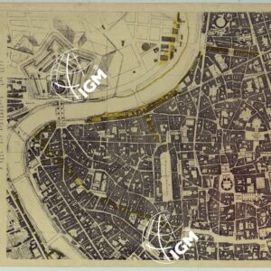 ROMA, CARTA DEI FABBRICATI E DELLE AREE AD USO MILITARE - FOGLIO 6.