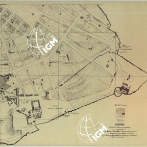 ROMA, CARTA DEI FABBRICATI E DELLE AREE AD USO MILITARE - FOGLIO 12.