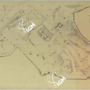 ROMA, CARTA DEI FABBRICATI E DELLE AREE AD USO MILITARE - FOGLIO 14.