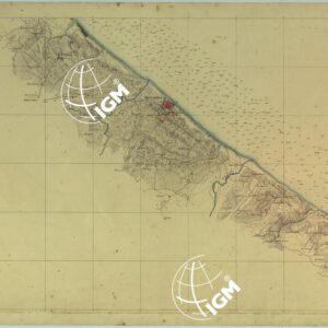 CARTA RILIEVI DELLE COSTE DELL'ADRIATICO DAL FIUME TRONTO A GAGLIANO DEL CAPO DI S.TA MARIA DI LEUCA - FOGLIO 6