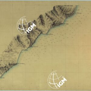 CARTA RILIEVI DELLE COSTE DELL'ADRIATICO DAL FIUME TRONTO A GAGLIANO DEL CAPO DI S.TA MARIA DI LEUCA - FOGLIO 19