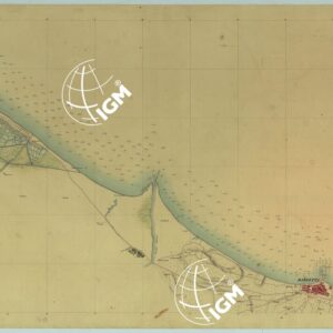 CARTA RILIEVI DELLE COSTE DELL'ADRIATICO DAL FIUME TRONTO A GAGLIANO DEL CAPO DI S.TA MARIA DI LEUCA - FOGLIO 24